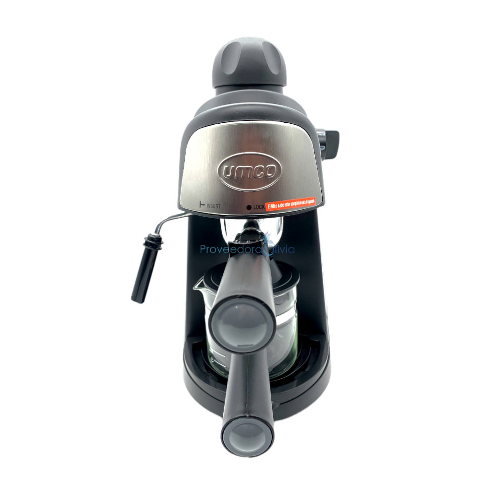 Máquina Para Hacer Café Espresso Y Capuchino, Inox Negro