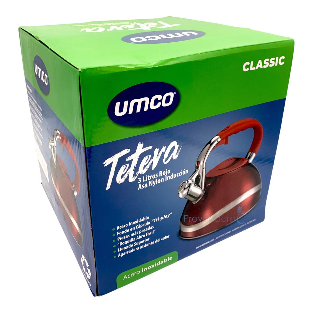 TETERA ACERO INOXIDABLE UMCO Color COBRE Tamaño 2.5 LITROS