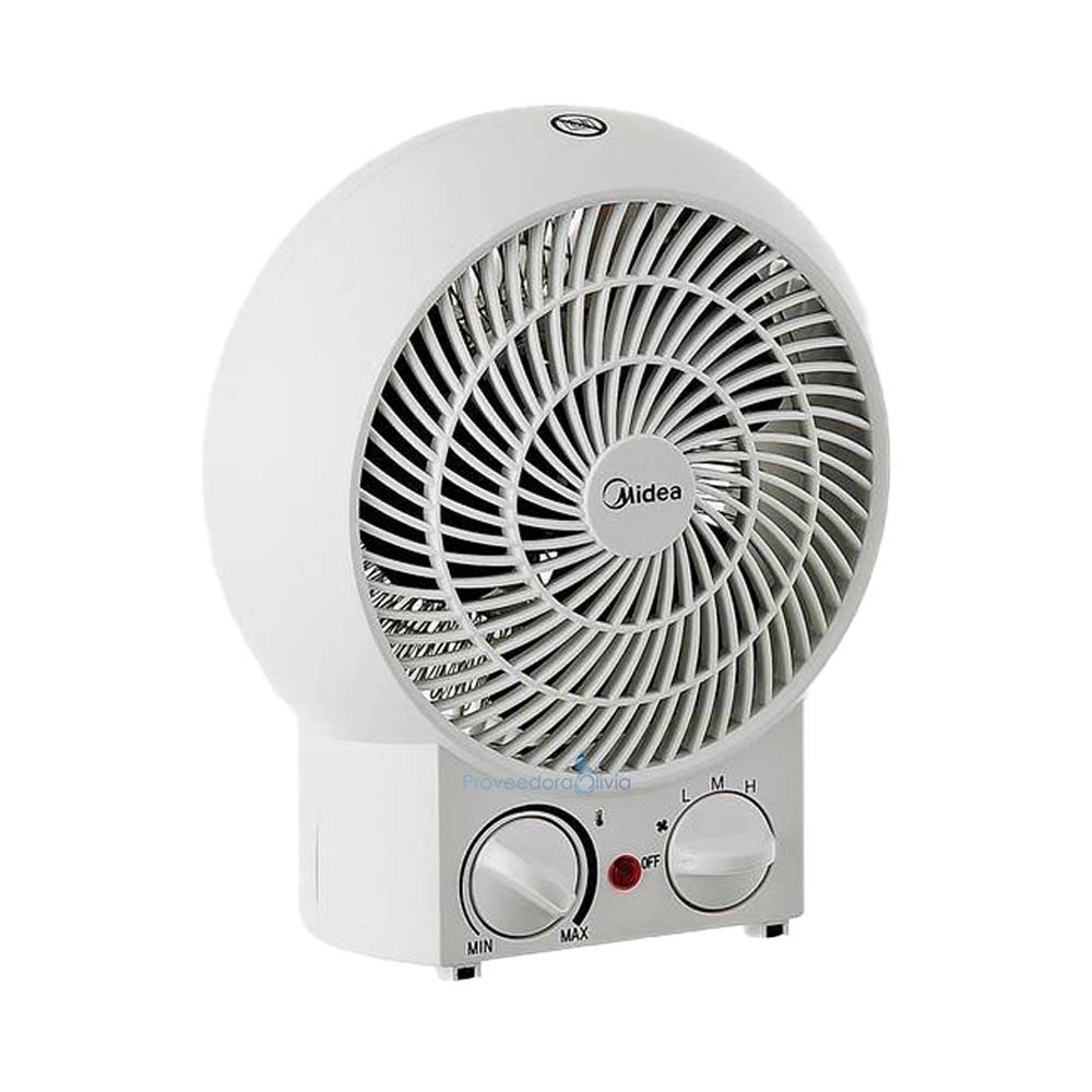 Calefactor Portable Eléctrico Ventilador Radiador Rondon Color Blanco